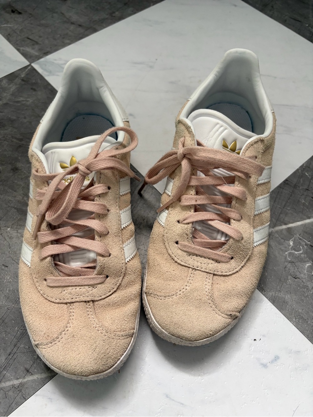 Adidas Pink Suede Gazelle Sneakers
